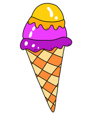 Hand-Painted Watercolor Set Of Images Includes Beach Bag, Flippers, Camera, Cocktail, And Other Summer Clipart