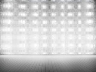 White LED screen texture dots background display light TV pixel pattern monitor screen blank empty pattern with copy space for product design or text 