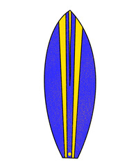 Hand-Painted Watercolor Set Of Images Includes Beach Bag, Flippers, Camera, Cocktail, And Other Summer Clipart