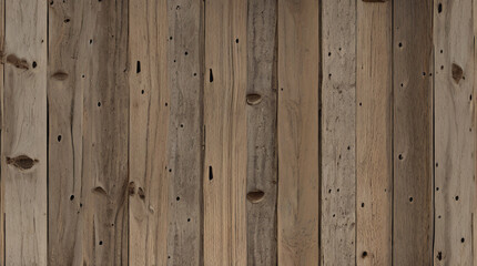 Fototapeta premium Vintage Wooden Plank Wall. Rustic Wood Board Background. Antique Paneling Texture. Rough Timber Wall Surface. Weathered Lumber Board Fence