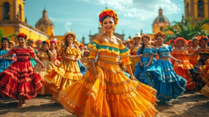 Fototapeta premium Cinco de Mayo is Mexican national holiday in honor of victory