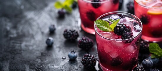 Honey Blueberry Blackberry Lemonade A Refreshing Summer Beverage