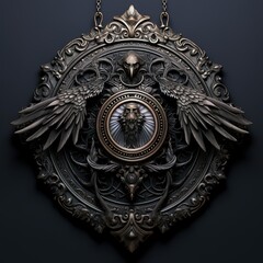 A Timeless Treasure Of A Black and White Photography Capturing the Essence of a Vintage Penny Coin