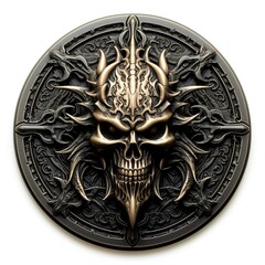 A Timeless Treasure Of A Black and White Photography Capturing the Essence of a Vintage Penny Coin