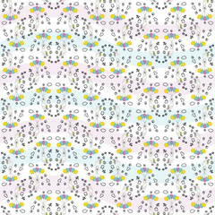 Cute Unicorn . Seamless repeating background texture pattern for fashion fabrics, textile graphics, prints 