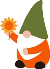 Fall Gnome vector.
Autumn Harvest gnome svg.
Thanksgiving gnome. 
