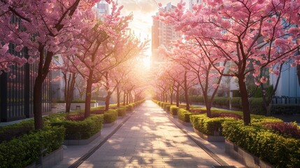 .A_street_lined_with_cherry_blossom 