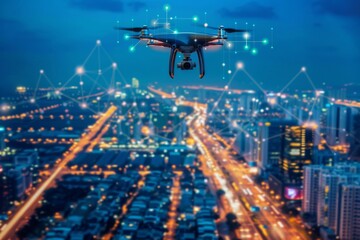 Smart Drone Technology Mapping Urban Area