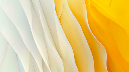 subtle vertical gradient of saffron and pearl white, ideal for an elegant abstract background - obrazy, fototapety, plakaty
