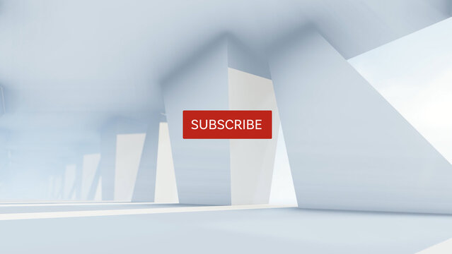 Abstract Style Animated Subscribe Button