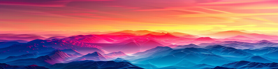 Explore the vibrant palette of a sunrise gradient animation, where lively colors blend with deeper...