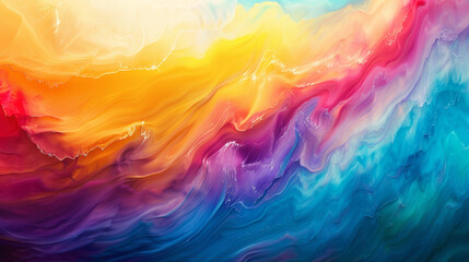 Explore the pulsating rhythm of colors, blending into a mesmerizing gradient wave of vibrant energy.