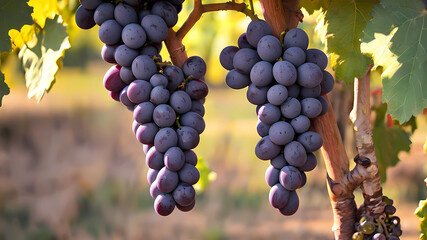 a grape vine, detailed, sharp, realistic