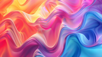 Explore the kaleidoscope of colors swirling in a symphony of motion, forming a captivating gradient wave.