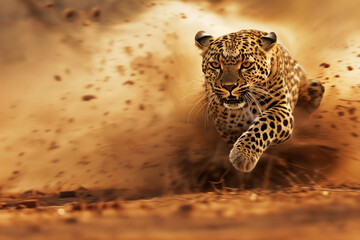 Leopard launches an assault