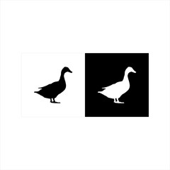 Illustration vector graphic of duck icon