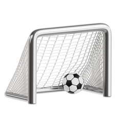 Soccer Goal Playground 3D Icon Illustration © Eklip