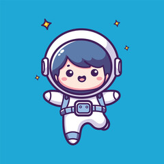 Astronout's Funny Vector Illustration