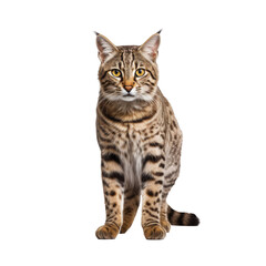 cat isolated on transpart