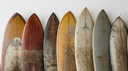 minimalistic wallpaper of Neutral Beach modern coastal surfboards nature photography boho apartment 