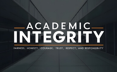 Fototapeta premium Academic Integrity 