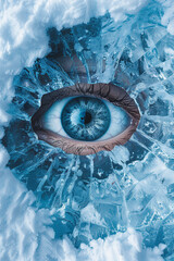 eye in the ice