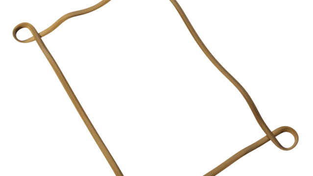 Gold ribbon frame 3d isolated on transparent background with copy space. luxury illustration concept for greeting, invitation and event etc.