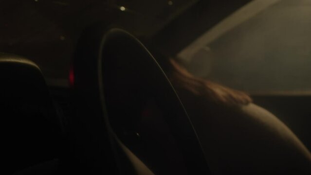 Man in a Crash Car Accident