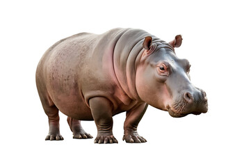 hippopotamus in isolated