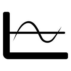 statistic line graph icon