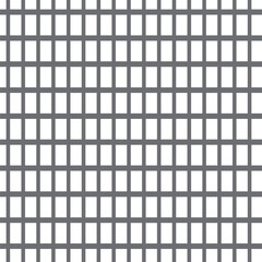 Prison bars isolated on transparent. Vector illustration. Way out to freedom concept