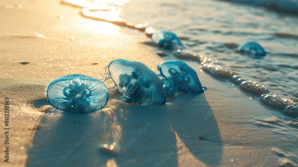 Poster shells on the beach