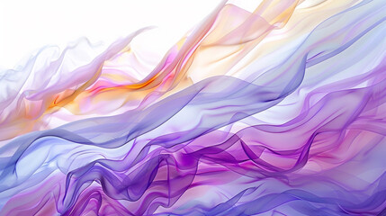  A mesmerizing display of multicolor waves gently undulating against a backdrop of pristine white,...