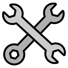 Wrench  Icon Element For Design