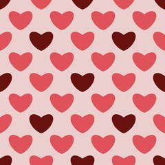 Heart seamless pattern 