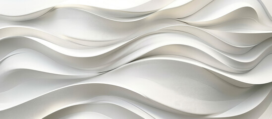 Obraz premium Light color Abstract white background with geometric graphic elements. Simple illustration background for presentation, banner, web. Minimalistic 3d texture.