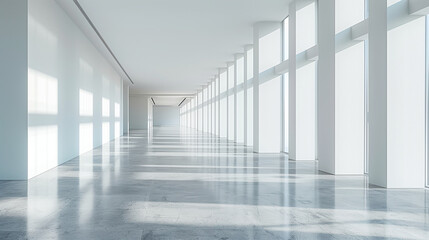 corridor in office building