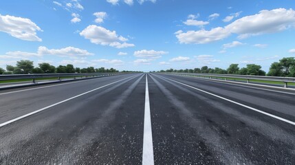 Obraz premium Open urban roads