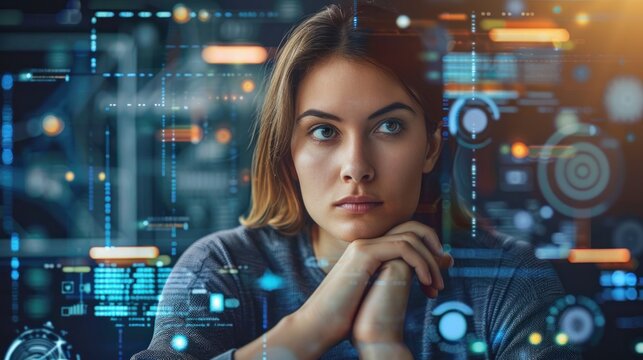 Analyzing data to predict customer needs is a technology image. Foster loyalty and trust