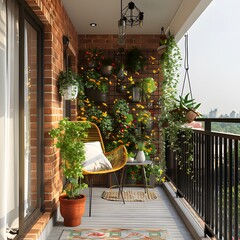 Balcony design ai generative