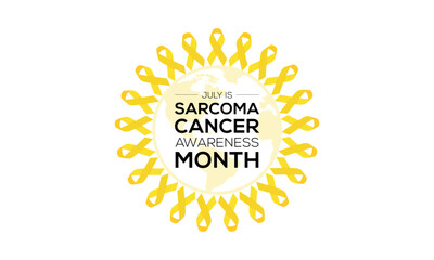 Sarcoma cancer awareness month is observed every year in July, it is a type of cancer that begins in bone or in the soft tissues of the body, including cartilage, fat, muscle. Important day