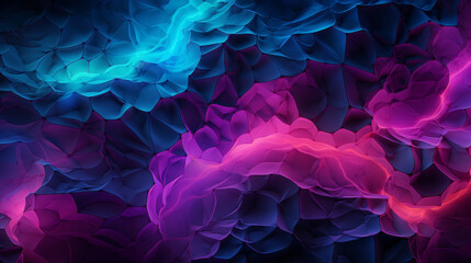 A colorful, abstract background with purple and blue swirls