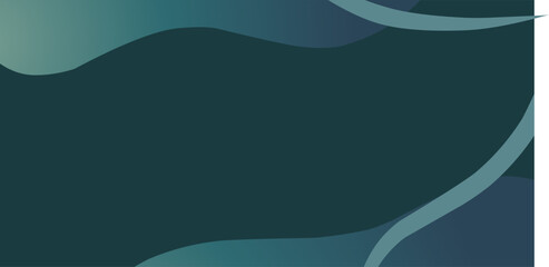 Turqoise Jade Green Wavy Abstract Background