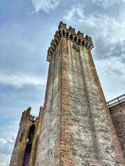 Torre del castello Scaligero di Valeggio sul Mincio, ubicato sul monte Ogheri 