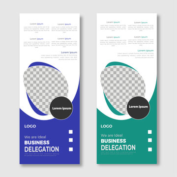 CREATIVE SIMPLE ROLL UP BANNER DESIGN TEMPLATE, BUSINESS PULL UP BANNER DESIGN.