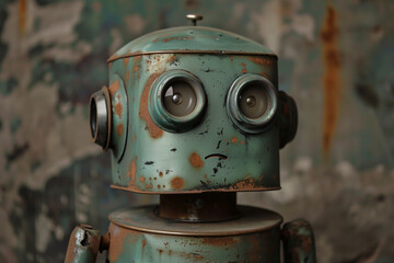 Fototapeta premium The old robot