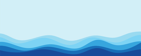 abstract blue wave background