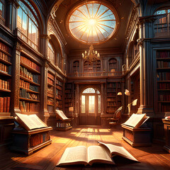 the library of the library