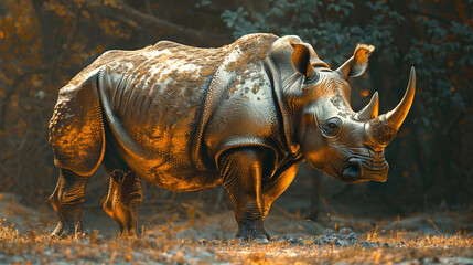 Save the rhinos. They are poached for their horns, which are used in traditional medicine and as a status symbol