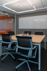 Business meeting room or Board room interiors.